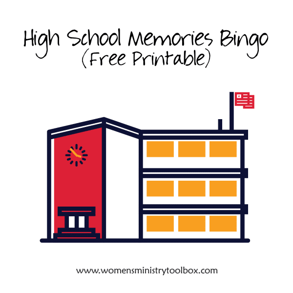 High School Memories Bingo (Free Printable)