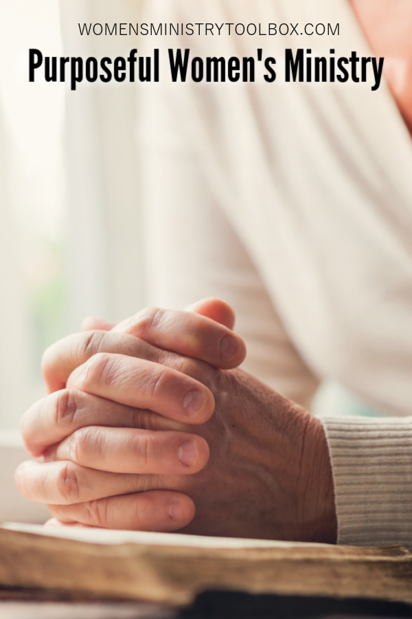 Purposeful women's ministry programs can have a kingdom impact. But too many of us lead with Pinterest and not with purpose.