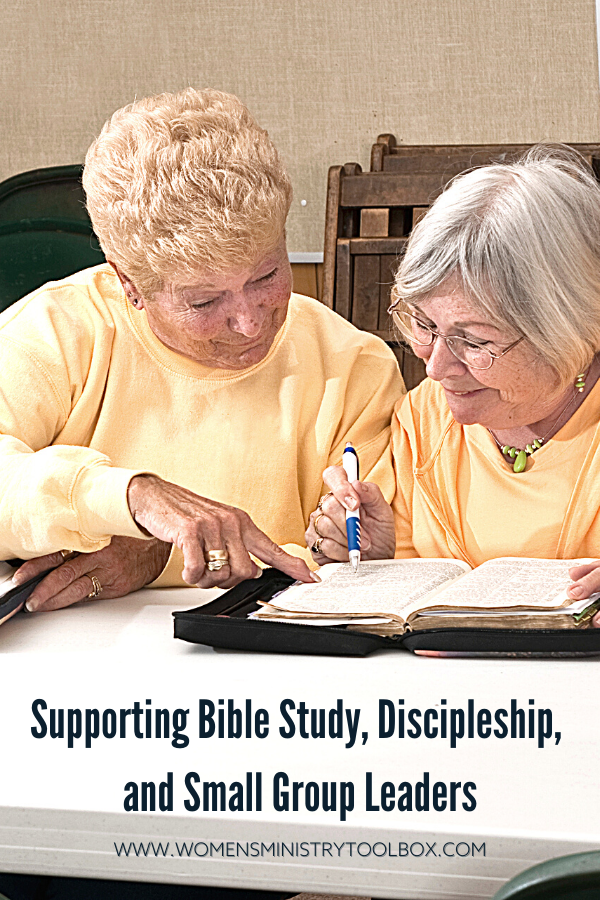 Are you offering support for your small group leaders in these four key areas? Check out these tips and ideas for supporting your Bible study, discipleship, and small group leaders.