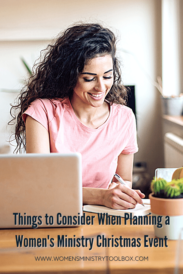 Before you plan your women's ministry Christmas event, be sure you consider these two key questions.